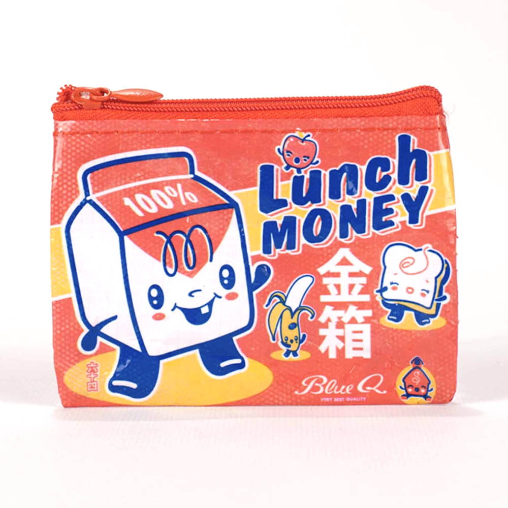 BlueQ, Coin Purse, Lunch Money, 3"x4"